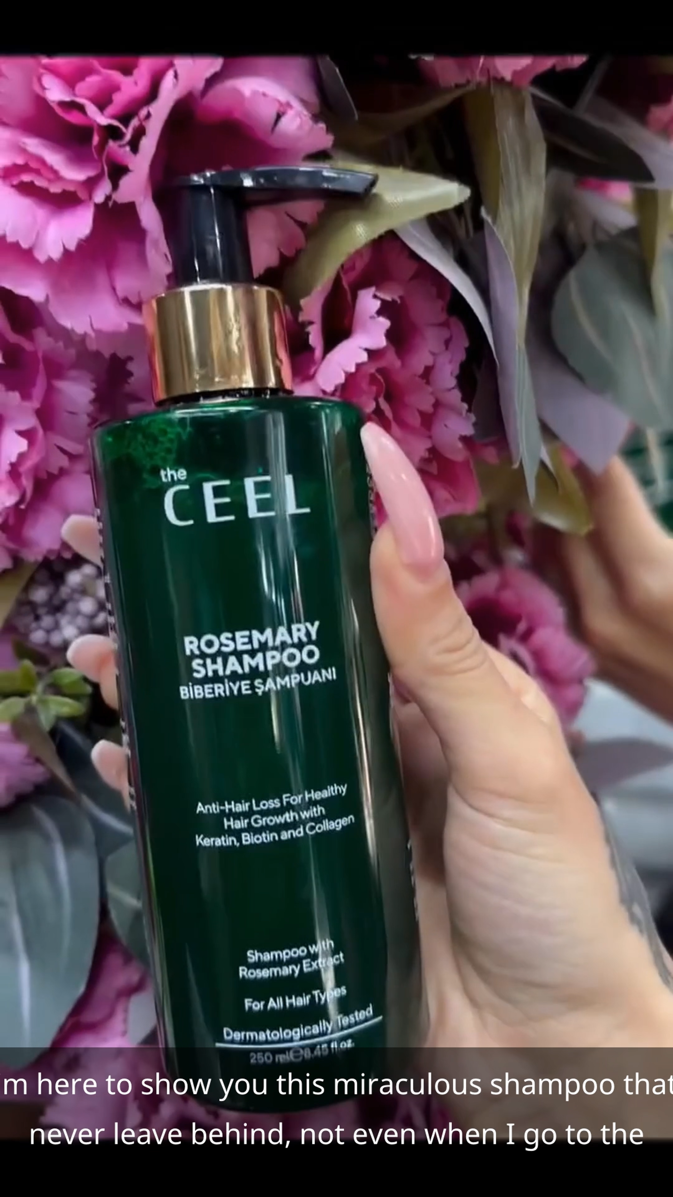 Load video: Ceel Rosemary Water-100ml - Hair Growth & Scalp Health