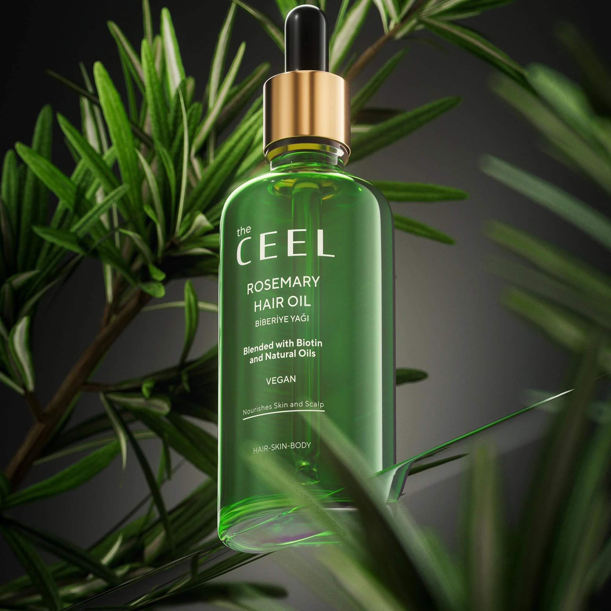 Ceel Rosemary Hair Oil-50ml – Scalp and Hair Nourishment