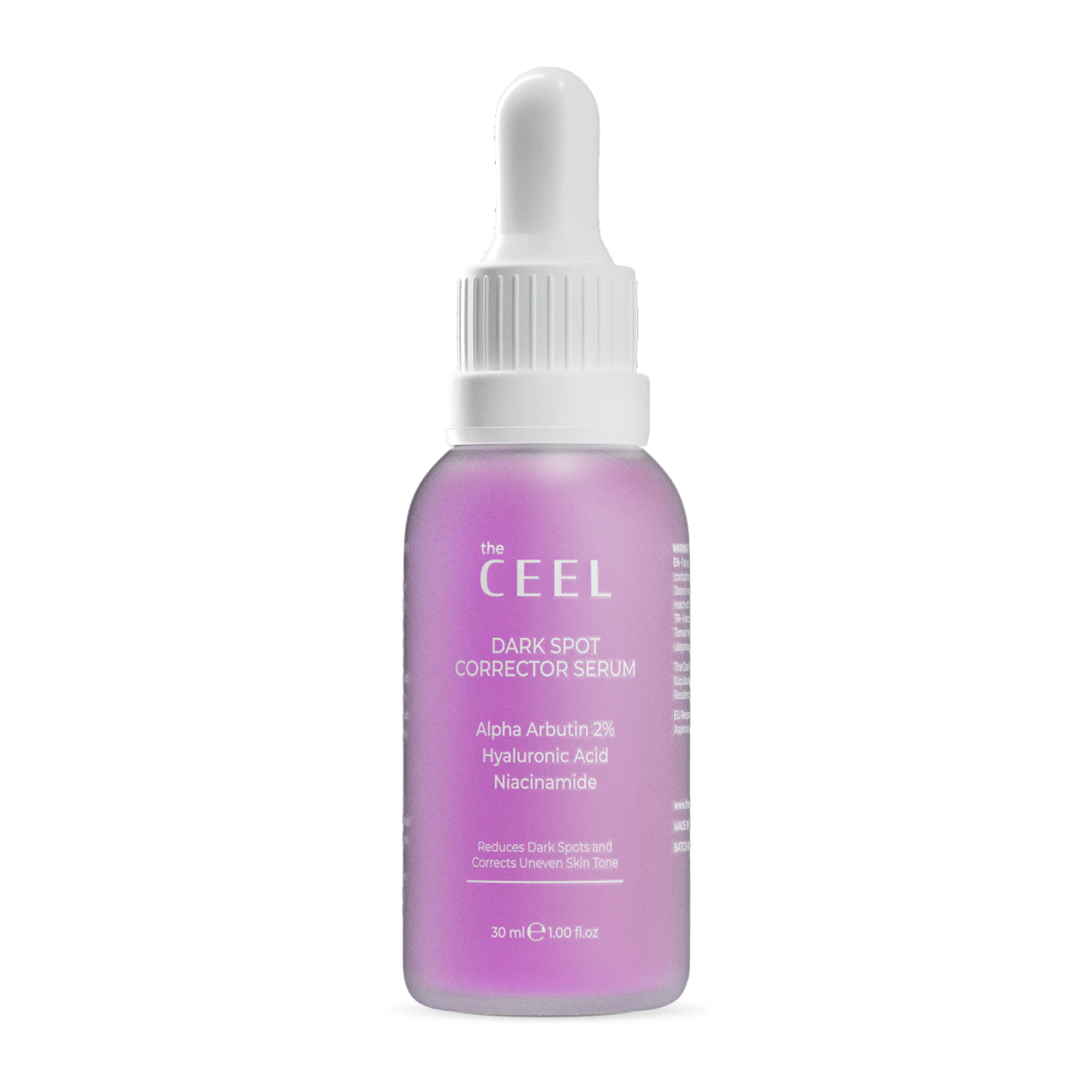 Ceel Natural Dark Spot Corrector Serum-30ml - Dark Spots & Pigmentation With Glutathione Alpha Arbutin 2%, HyaluronicAcid and Niacinamide
