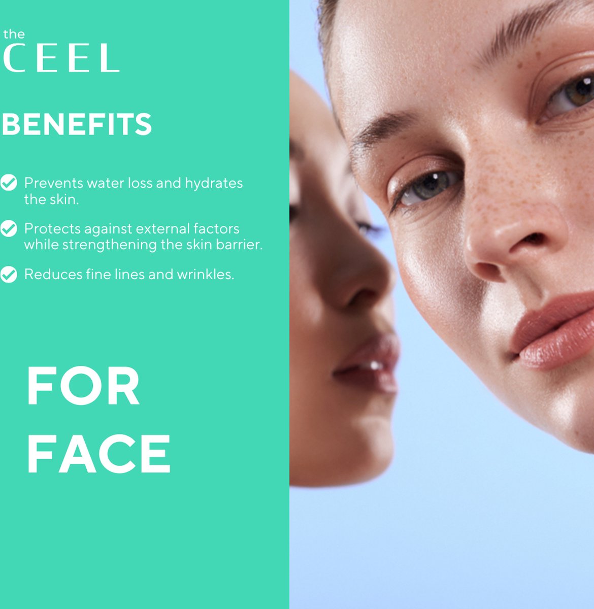 Ceel Natural Intensive Hydration Serum-30ml - Moisturizing & Repair With Hyaluronic Acidand Vitamin B5