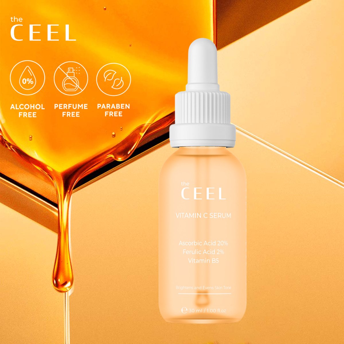 Ceel Radiance Ritual – Vitamin C Serum 30ml & Retinol Serum 30ml Combo