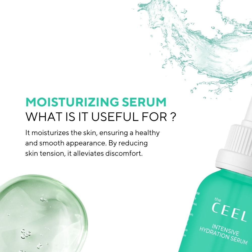 Ceel Natural Intensive Hydration Serum-30ml - Moisturizing & Repair With Hyaluronic Acidand Vitamin B5