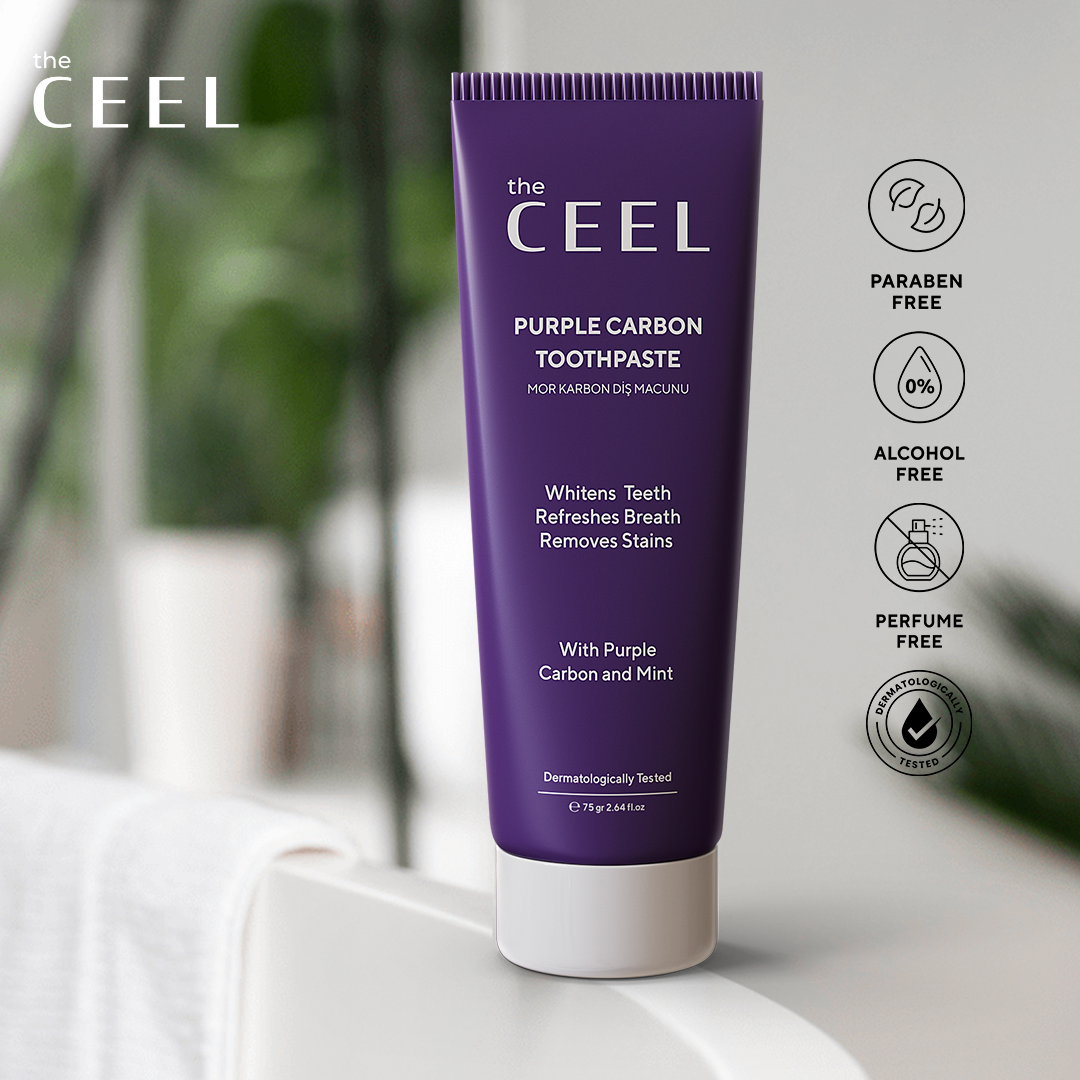 Ceel Whitening Ritual – Purple Carbon Combo ( Toothpaste 75g + Powder 50g )