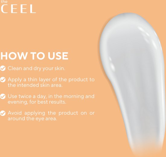 Ceel Natural Skin Brightening Cream-50ml - Skin Brightening & Even Tone | Added with Glutathione and Kojic Acid