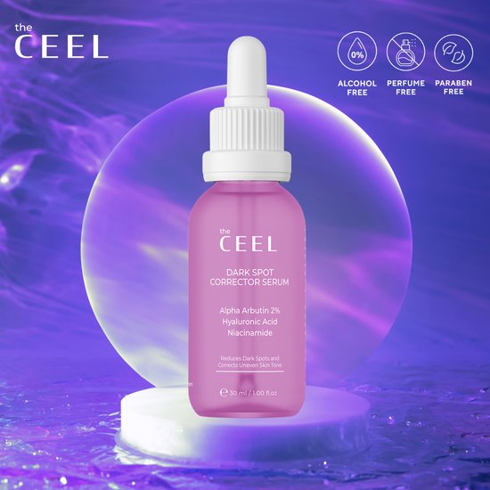 Ceel Natural Dark Spot Corrector Serum-30ml - Dark Spots & Pigmentation With Glutathione Alpha Arbutin 2%, HyaluronicAcid and Niacinamide