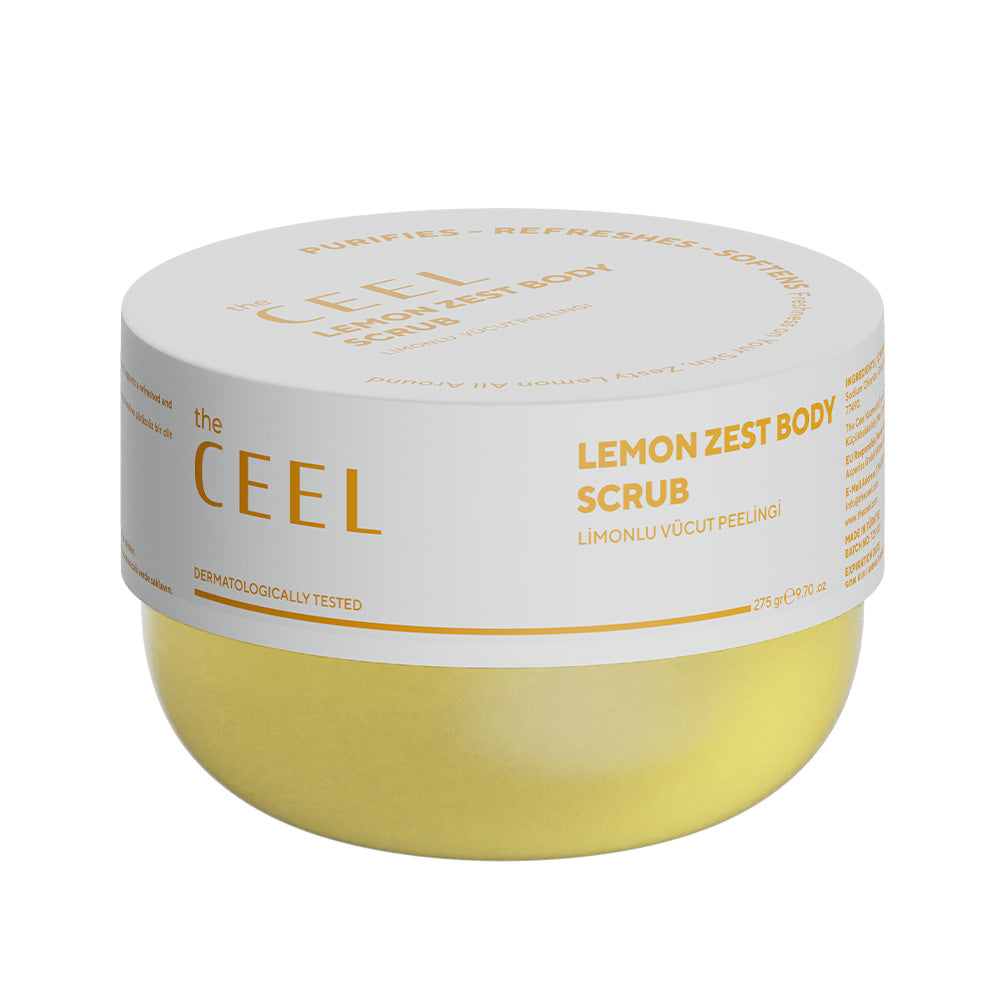 Ceel Lemon Extract Body Scrub – Moisturizing, Nourishing and Purifying – 275gms