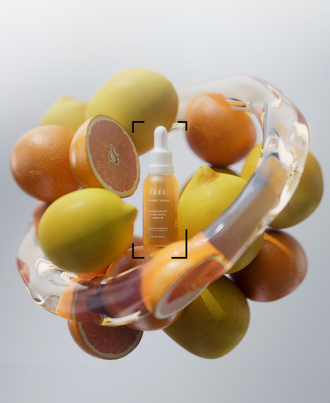 Ceel Vitamin C Serum-30ml - Glow & Pigmentation Reduction | Added with Glutathione