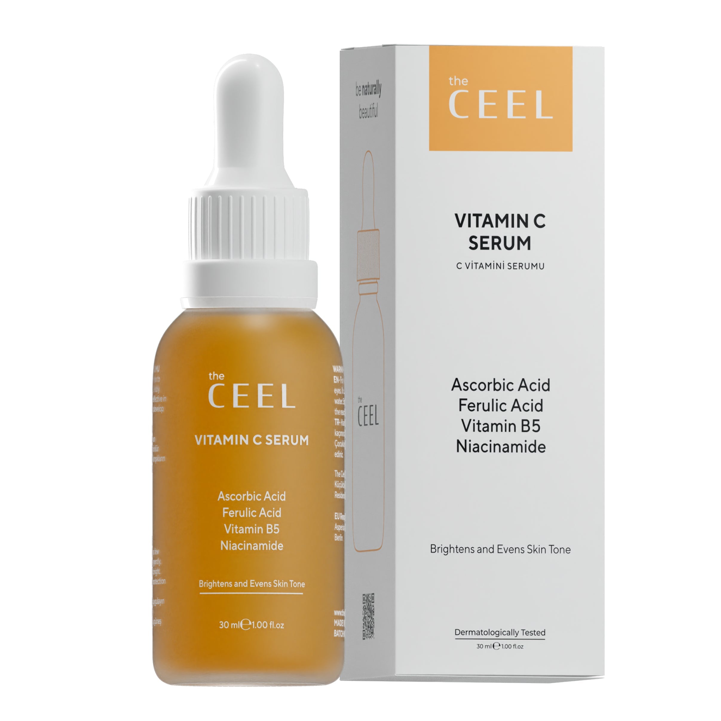 Ceel Vitamin C Serum-30ml - Glow & Pigmentation Reduction | Added with Glutathione