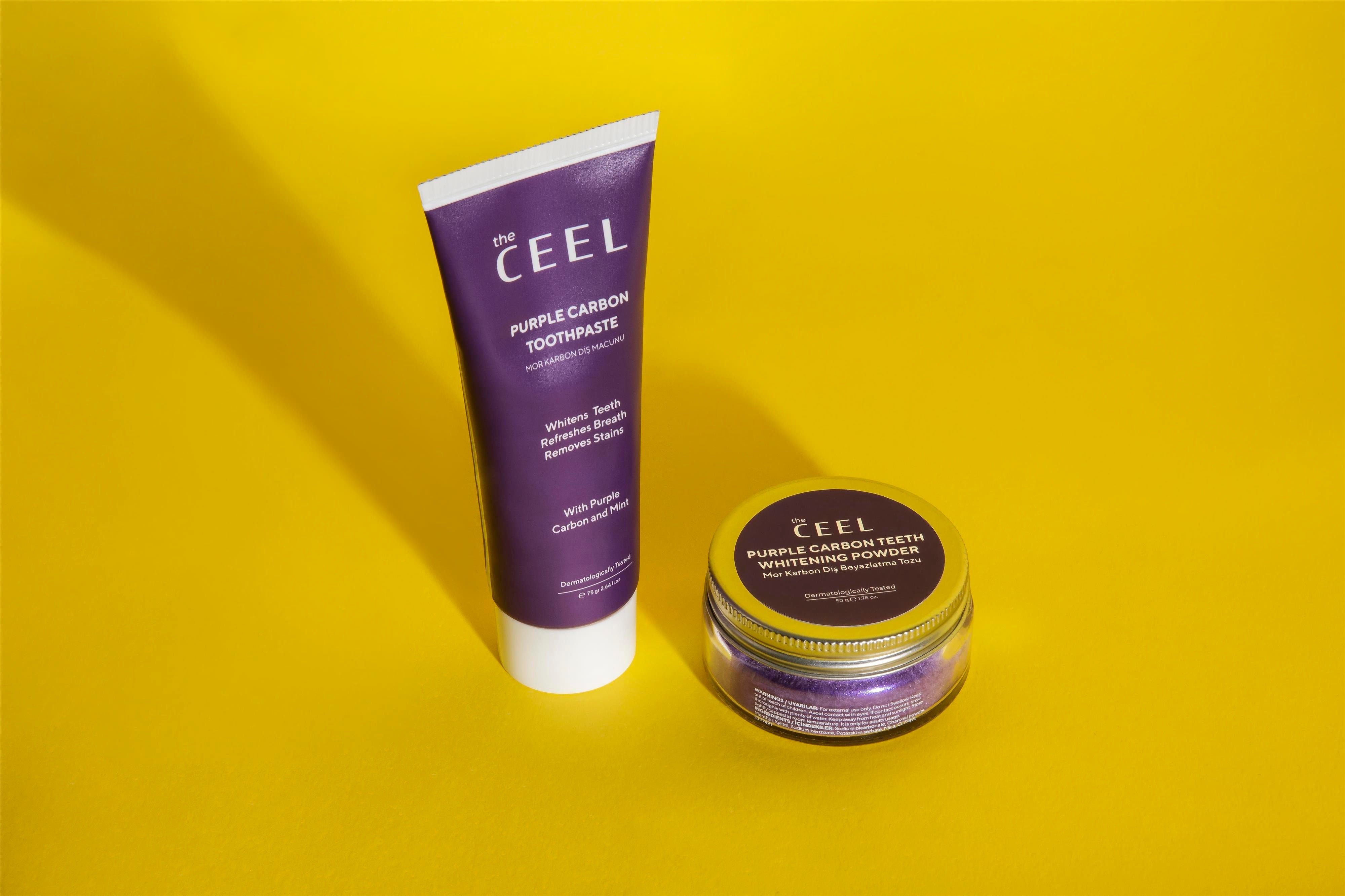 Ceel Carbon Purple Carbon Tootpaste -75g - Teeth Whitening & Oral Detox