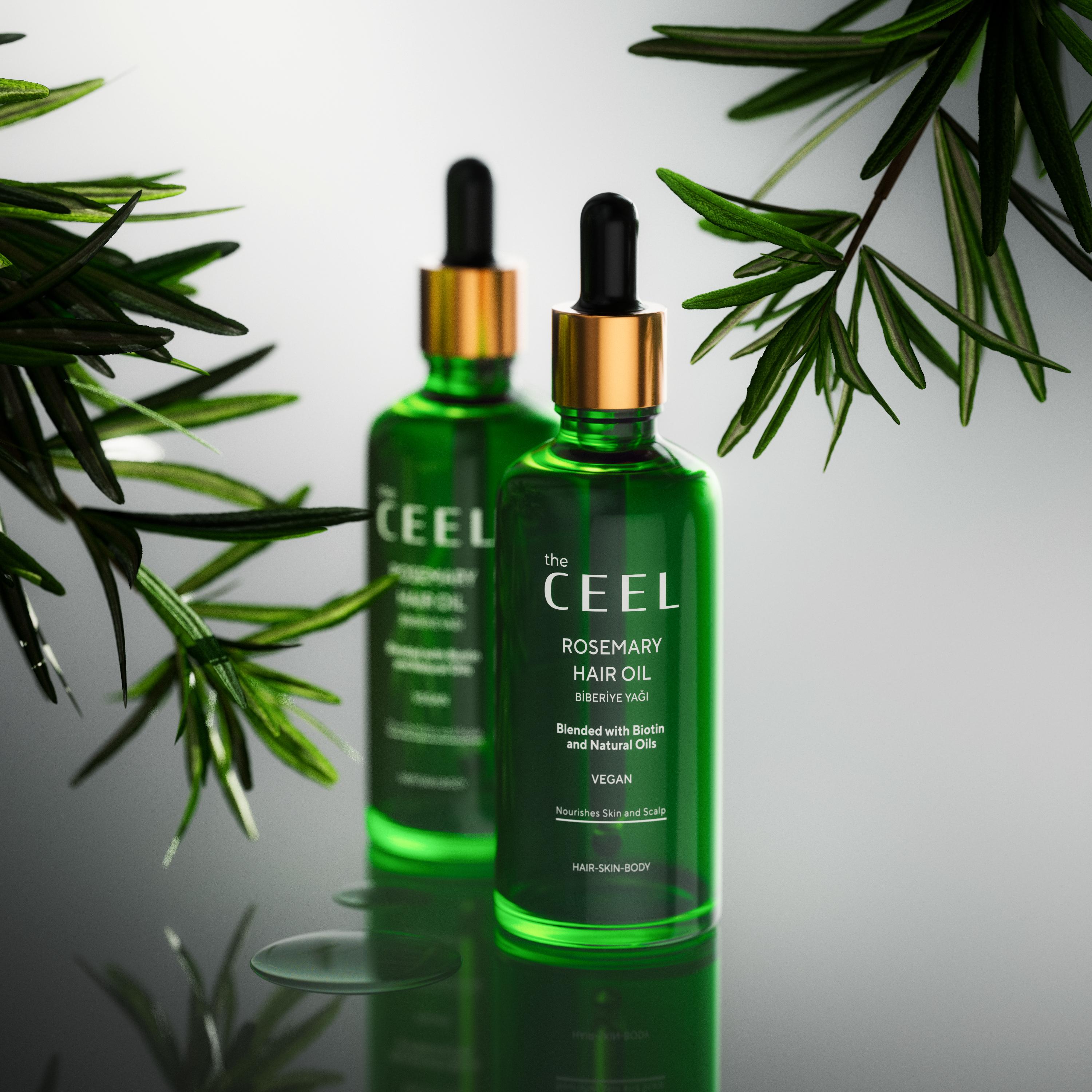 Ceel Rosemary Hair Oil-50ml – Scalp and Hair Nourishment