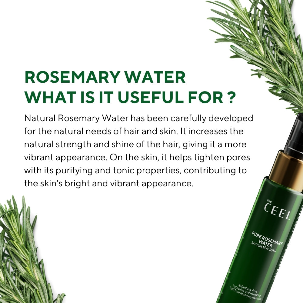 Ceel Rosemary Water-100ml - Hair Growth & Scalp Health